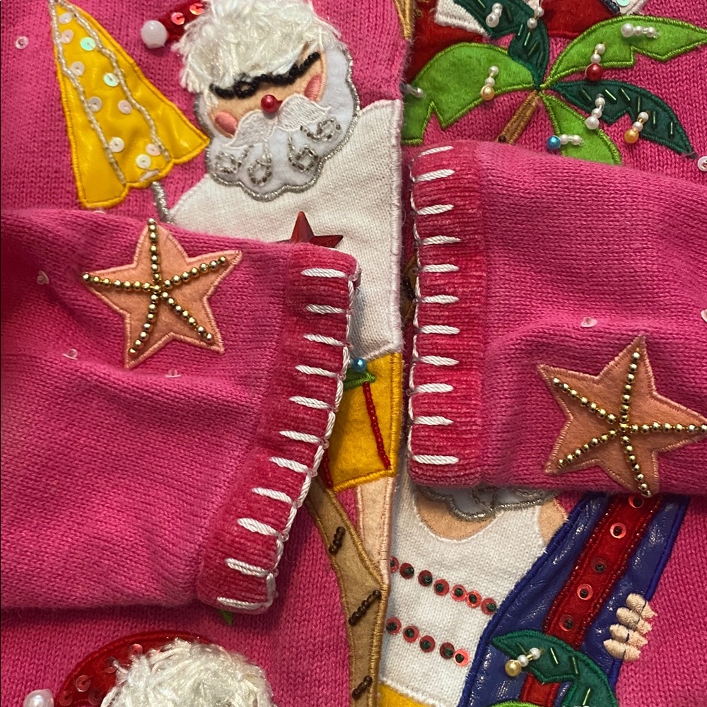 Jack B Quick Vintage Vacation Santa beachy coastal grandma xmas PM - Picture 4 of 5